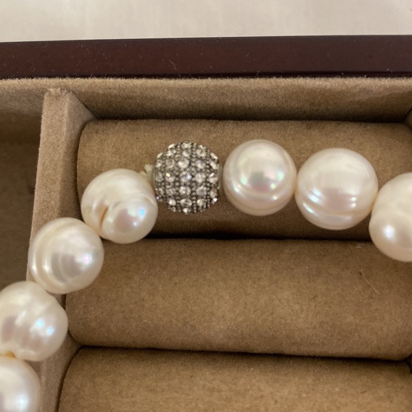 Fresh water pearl elastic bracelet - Picture 3 of 8